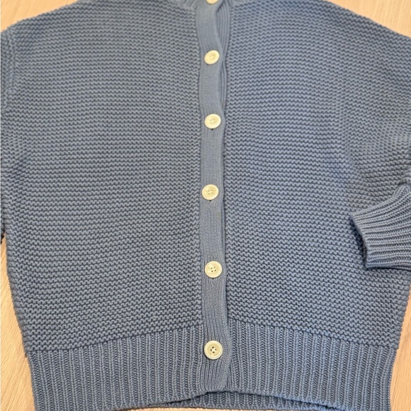 Alex Mill Button Back Sweater in Slate Blue/Gray Size Small - Picture 3 of 4